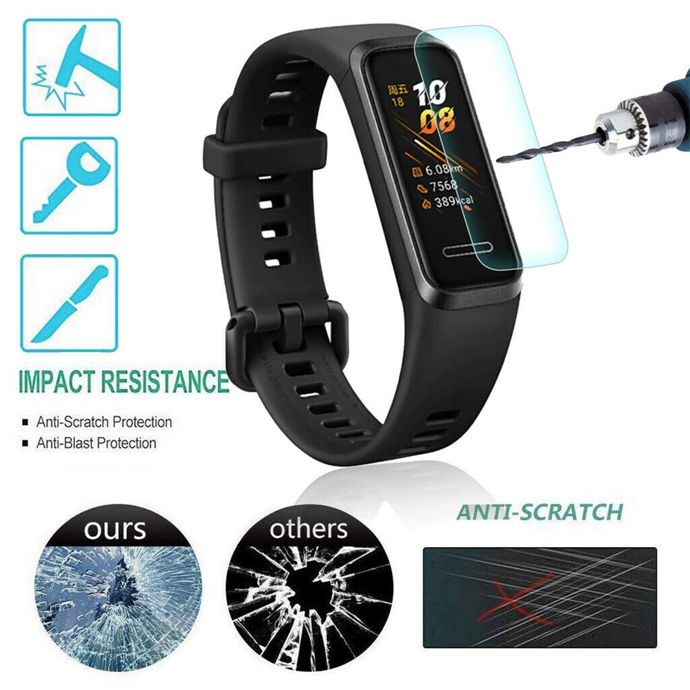 Miếng Dán Bảo Vệ Màn Hình Cho Đồng Hồ Thông Minh Huawei Band 4 / 4 Pro