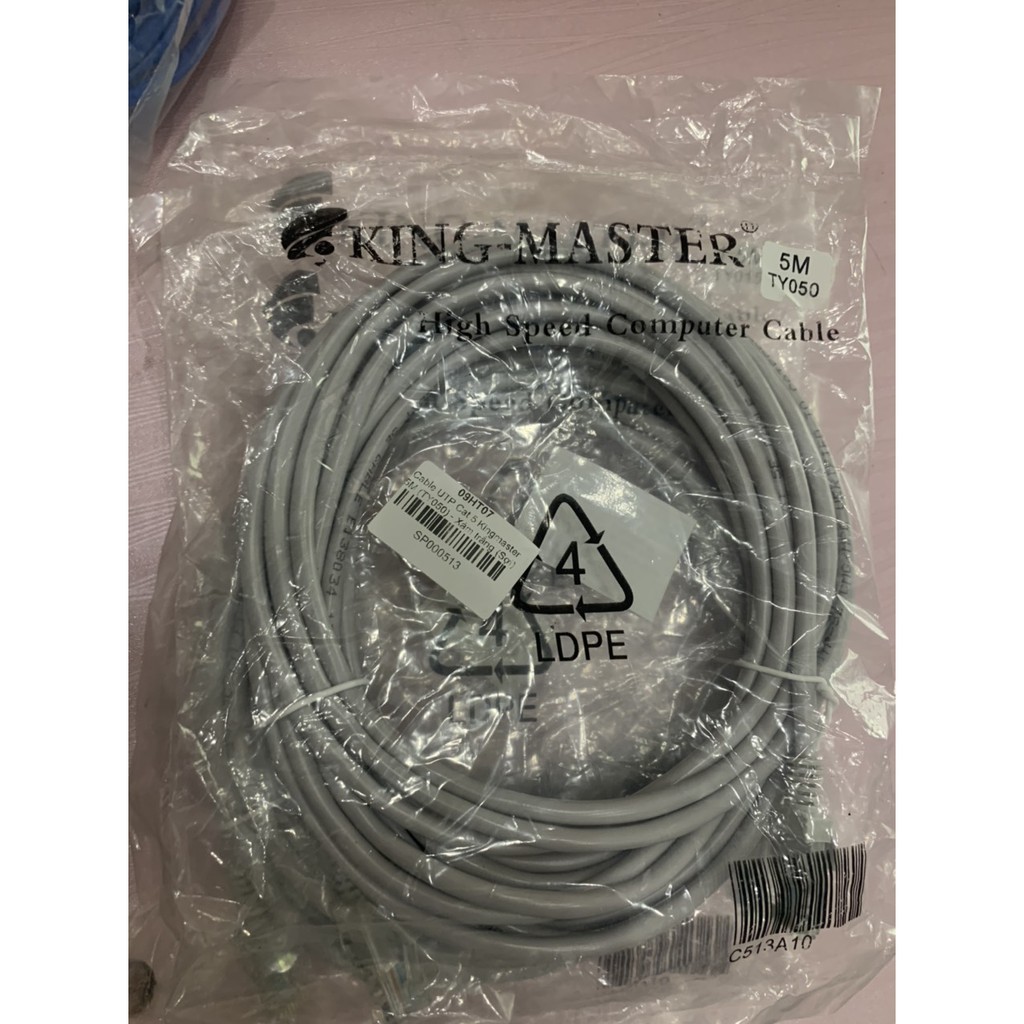 Dây cáp mạng 1,5M - 3M - 5M - 10M 15 MÉT 20 MÉT Cáp UTP CAT5E Kingmaster