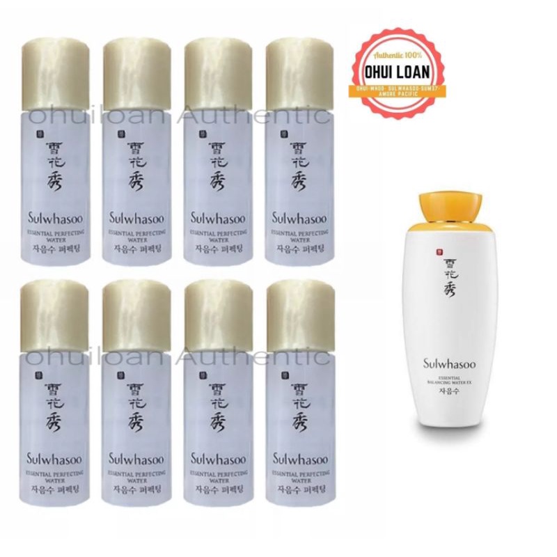 Combo sĩ 30 lọ nước hoa hồng dưỡng da nâng cơ Dành cho da nhại cảm sulwhasoo Essential Water