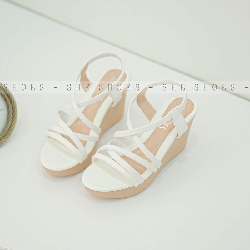 Giày sandal đế xuồng ♥️Freeship♥️ sandal quai ngang 9p siêu xinh. ĐỘC QUYỀN BỞI SHE SHOES - SDX09052
