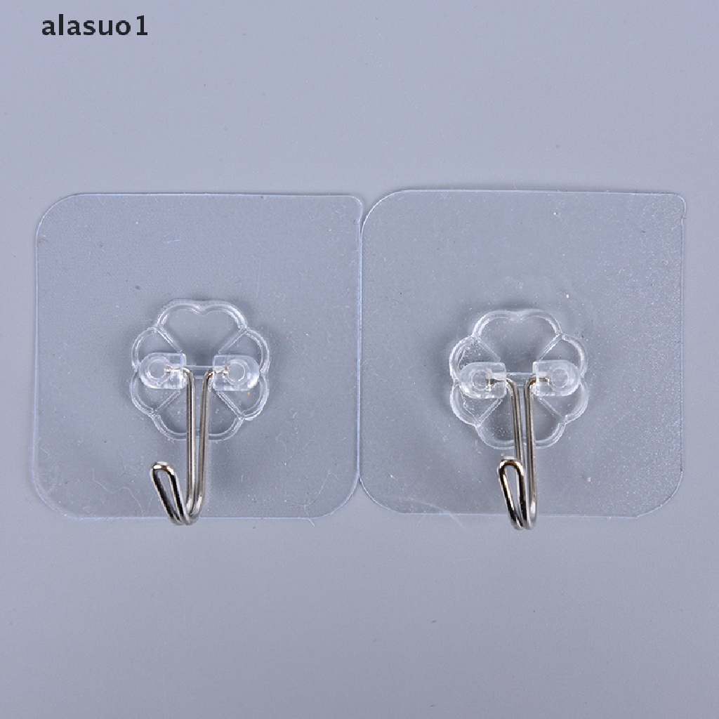 1x Móc Treo Đồ Dán Tường Trong Suốt Có Giác Hút Chắc Chắn Cho Nhà Bếp / Phòng Tắm