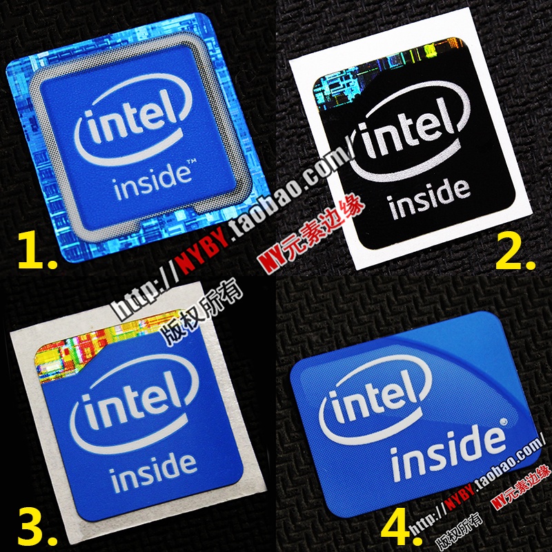 Intel bên trong CPU Universal Sticker Collection Card đồ họa Pentium G5900 Nhãn Saiyang