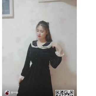 Váy nhung tiểu thư sang trọng quý phái.