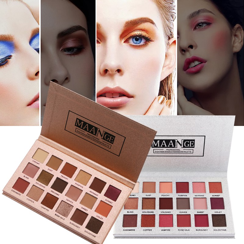 (Hàng Mới Về) Bảng Phấn Mắt 18 Màu Sắc Lâu Trôi Trang Điểm Thời Trang | BigBuy360 - bigbuy360.vn