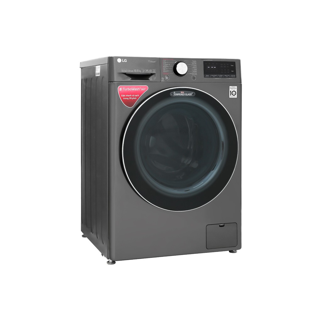 [Giao HCM] FV1450S2B - Máy giặt lồng ngang LG Inverter 10.5 kg FV1450S2B