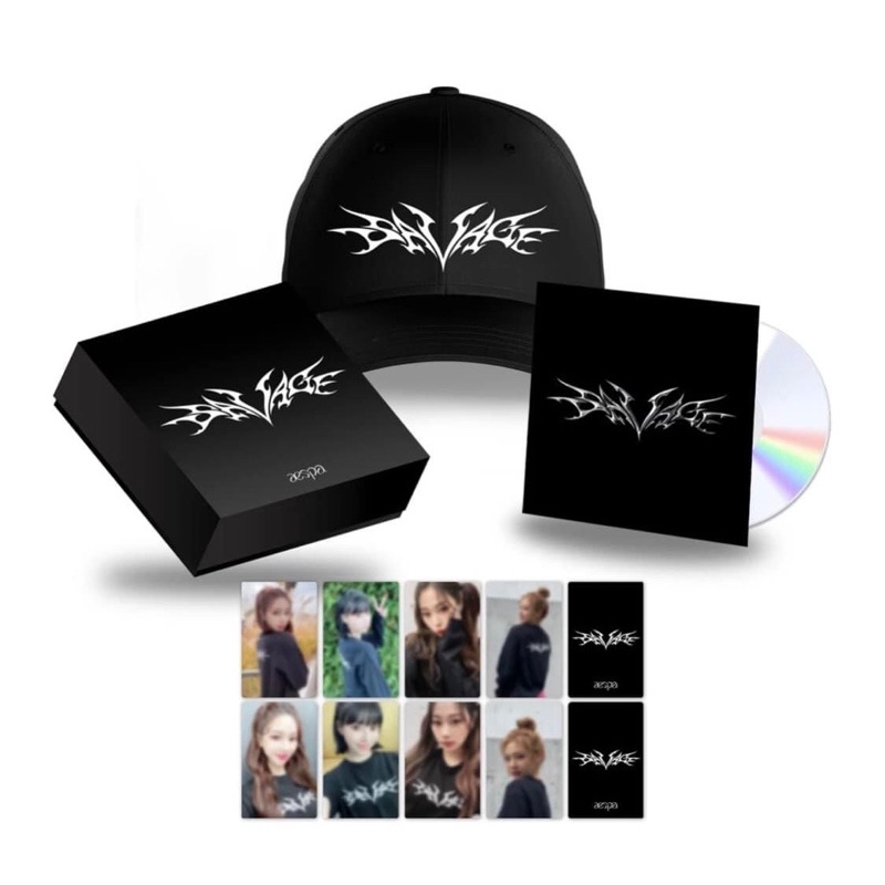 Bộ sản phẩm áo, case aespa Savage MD OFFICIAL