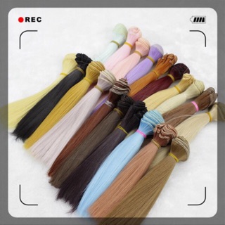 DIY - Tóc giả cho búp bê (duỗi)