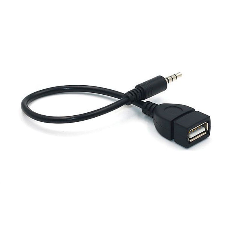 Dây Cáp Chuyển Đổi Giắc Cắm Âm Thanh 3.5Mm AUX Sang Cổng USB 2.0 Chuyên Dụng Cho Máy Nghe Nhạc MP3 / Tàu Thuyền