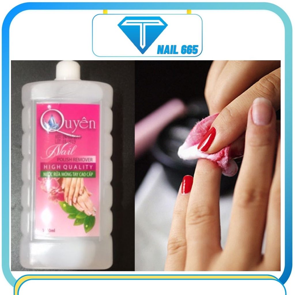 Nước Axiton Quyên chail bé 500ml to 1000ml lau móng nail , ACETON rửa móng ủ phá gel móng tay chân