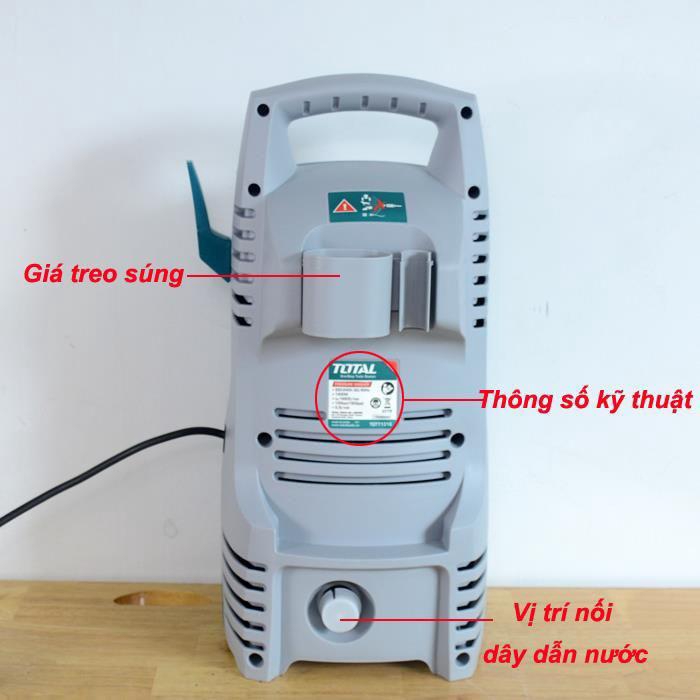 1400W Máy phun xịt rửa áp lực cao Total TGT11316