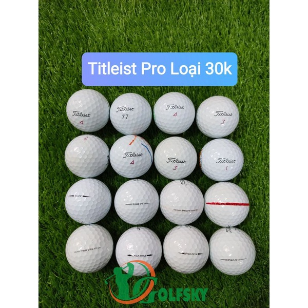Bóng Golf Cũ Titleist ProV1, V1x 4 lớp chất lượng tốt - Used Golf Ball