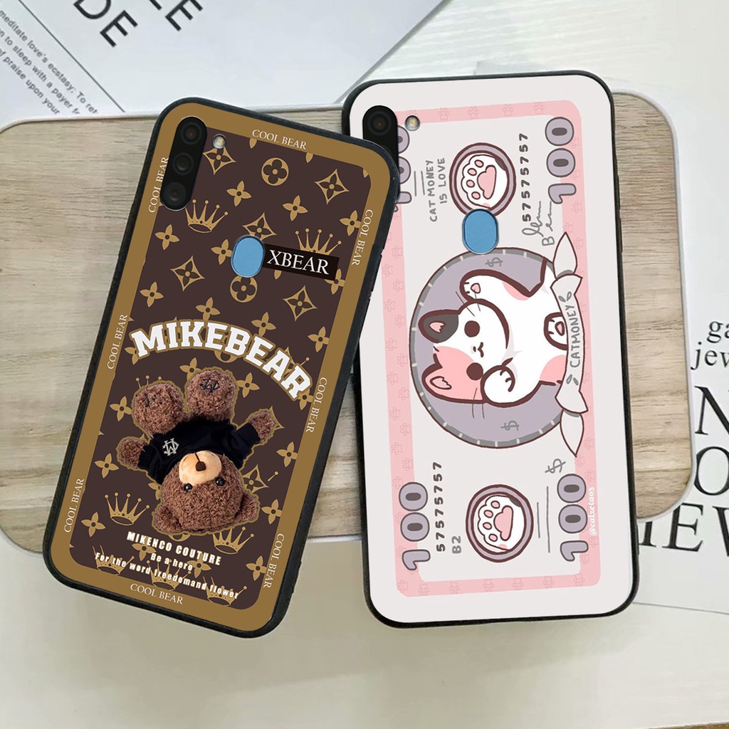 Ốp lưng Samsung Galaxy A11 / M11 in hình cao cấp mẫu kẻ caro,mikenbe@r siêu hot