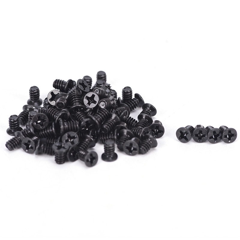 Bộ 100 Ốc Vít 3.5 &quot;Màu Đen Cho Máy Tính Hdd Cứng