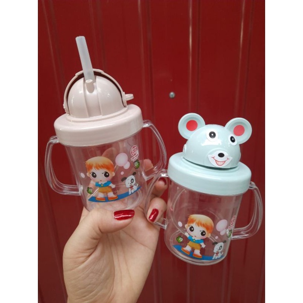 Bình tập hút, bình uống nước 200ml cho bé yêu