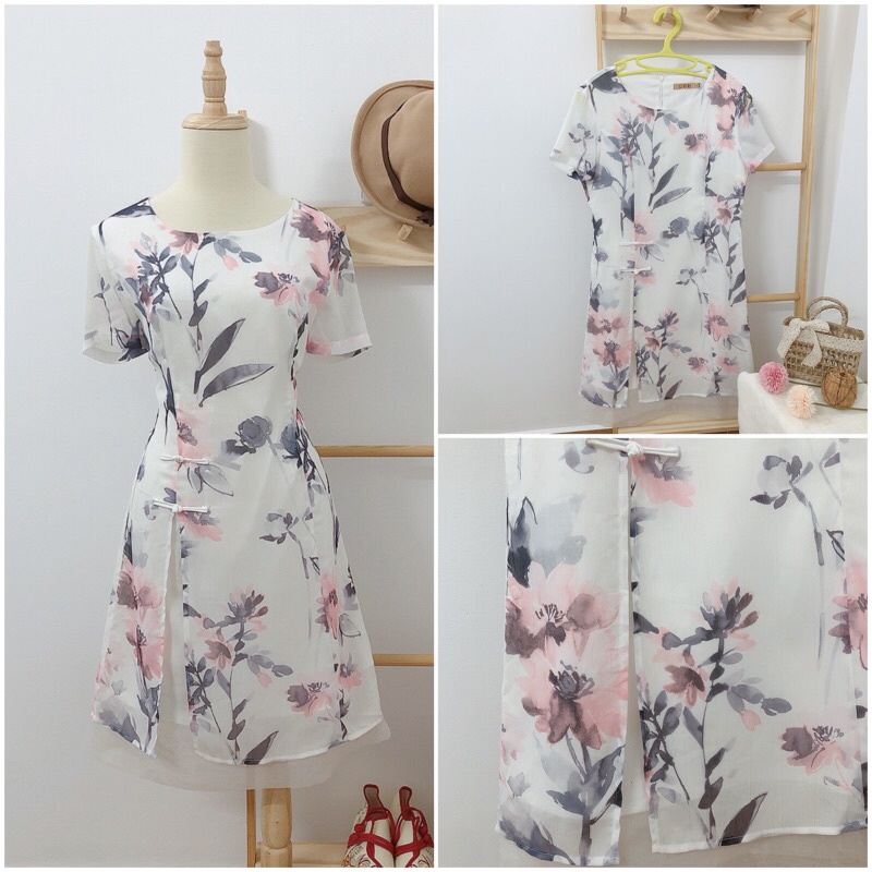 Sườn xám body quyến rũ thanh lịch có size 60 kg