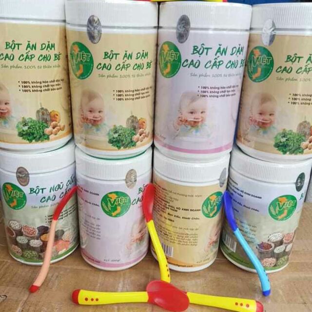 Bột ăn dặm cho bé từ 4-10 tháng