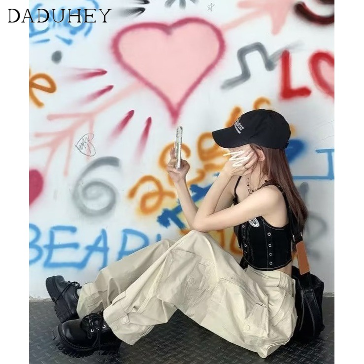 Quần Dài Dáng Suông Nhiều Túi Thời Trang Xuân Hè 2022 Cho Nam Và Nữ