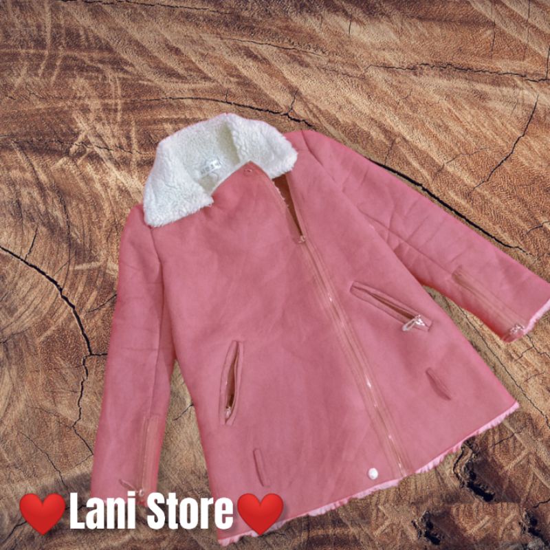 Áo da lộn lót lông