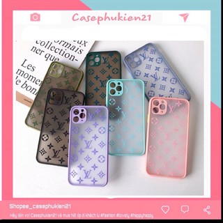 Ốp lưng iPhone bảo vệ camera hoạ tiết LV sang trọng chống bẩn