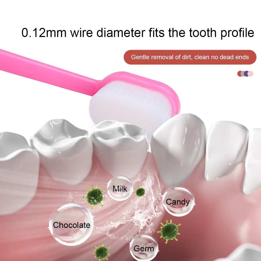Bàn Chải Đánh Răng Bằng Silicon Mềm Thiết Kế Hình Lật Đật Cho Bé Từ 2~12 Tuổi
