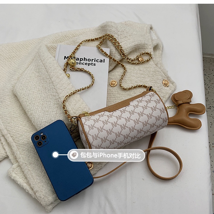 Túi Xách Đeo Vai Hình Trụ Thời Trang Mùa Hè 2022 Dành Cho Nữ