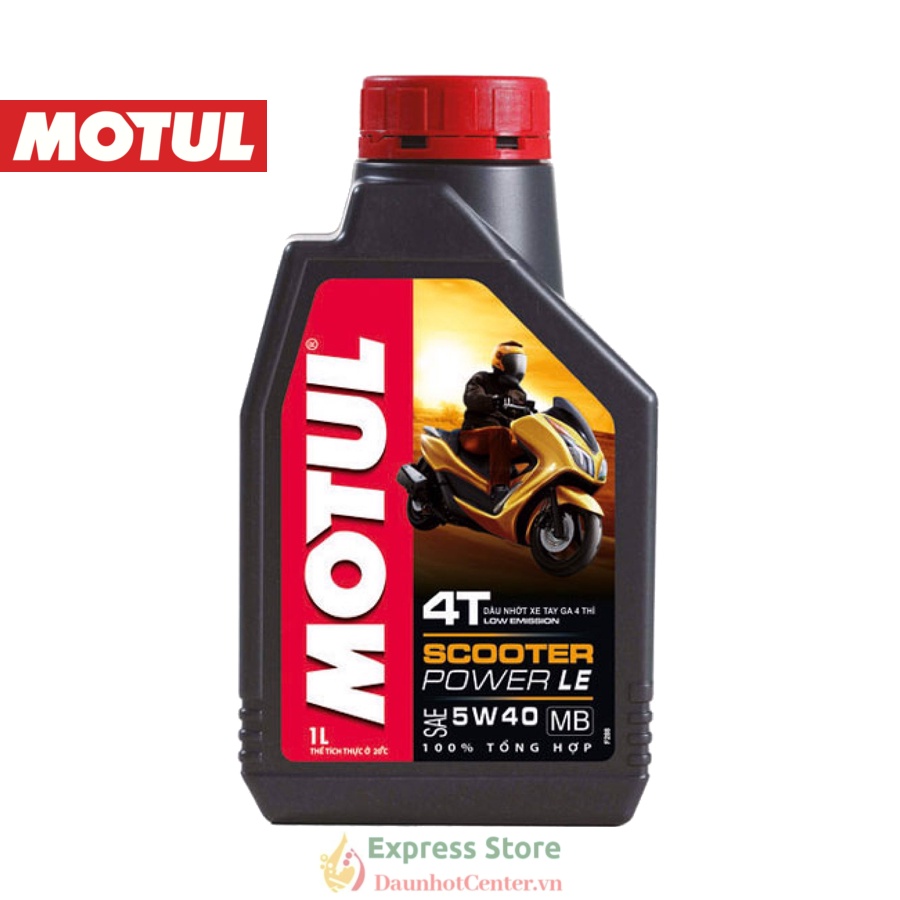 Dầu xe tay ga Motul Scooter Power LE 5W-40 tổng hợp toàn phần