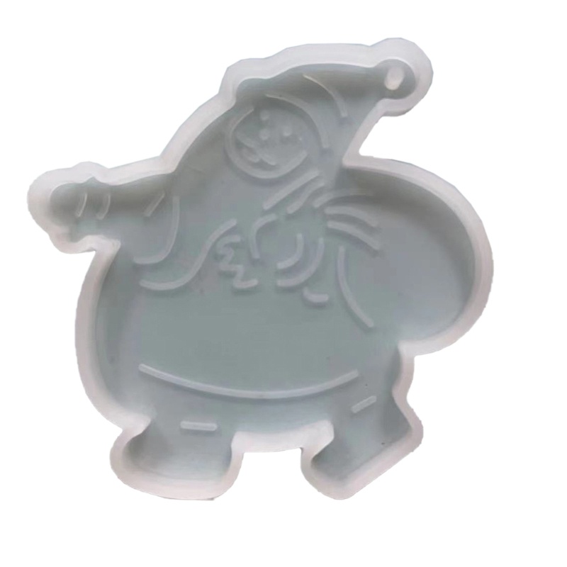 Vớ / Vớ / Cây Thông Giáng Sinh​Khuôn Silicone Làm Móc Khóa Hình Ông Già Noel