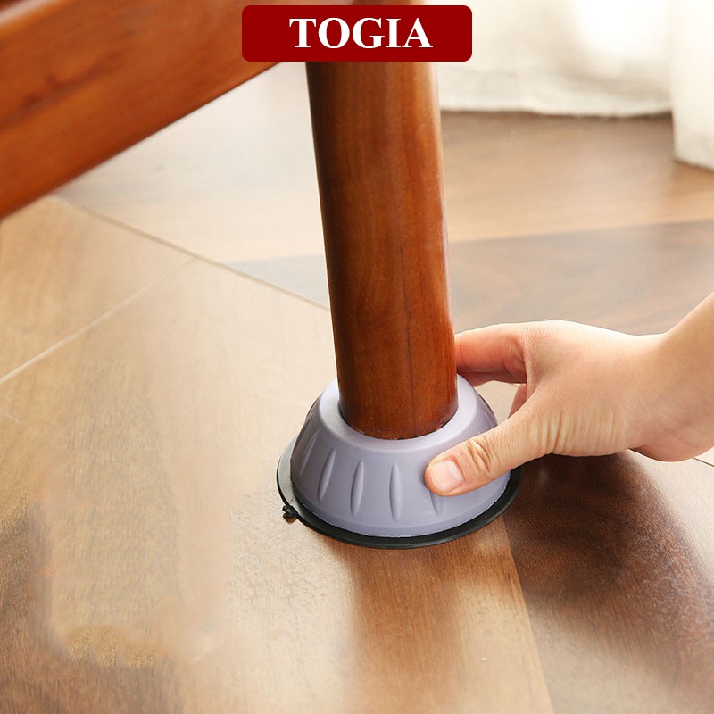 Giá Đỡ Chân, Miếng Đệm Cao Su Chống Rung Giảm Tiếng Ồn Cho Máy Giặt, Máy Sấy ( Bộ 4 chiếc)