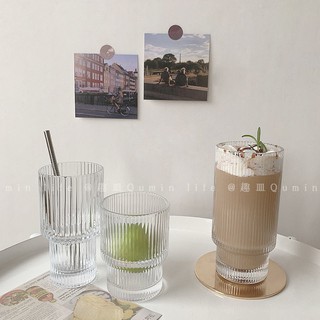 Cốc thủy tinh uống sữa / cà phê / latte / nước ép thiết kế độc đáo tiện dụng