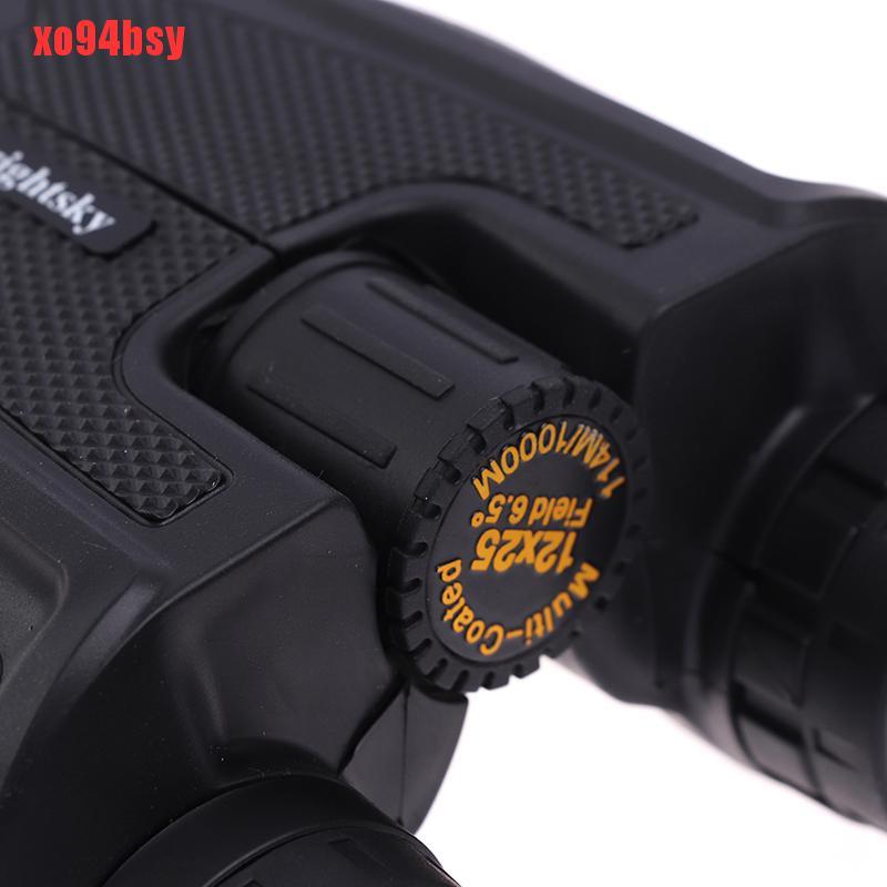 [xo94bsy]10*25 High Power Military Binoculars Day/Night BAK4 Optics Hunting Camping+Bag