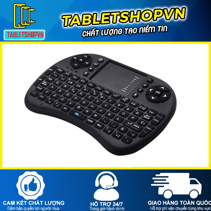 Bàn phím kiêm chuột Mini KeyBoard - Đen - BH 3 tháng