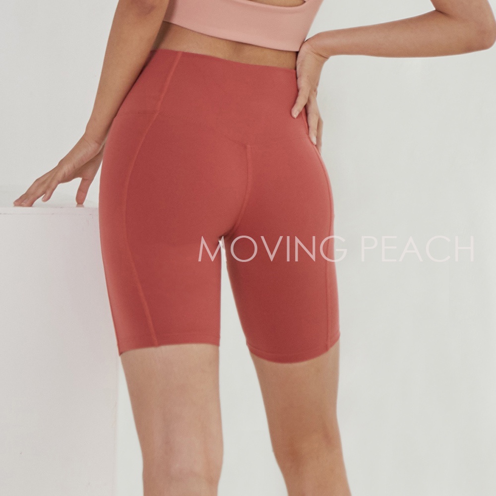 MOVING PEACH DCP Quần Ngắn Cho Nữ Tập Yoga/Thể Thao