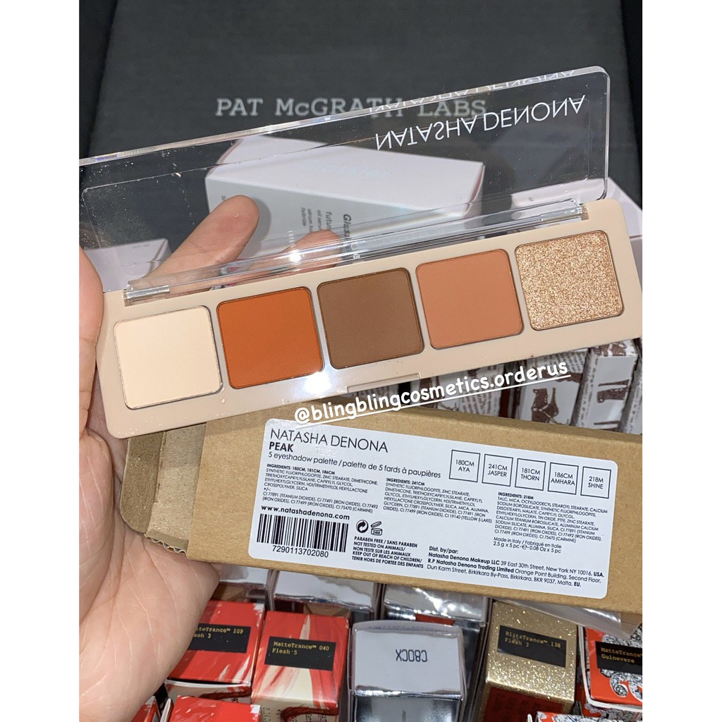 Bảng phấn Natasha Denona fullsize 5 ô $48