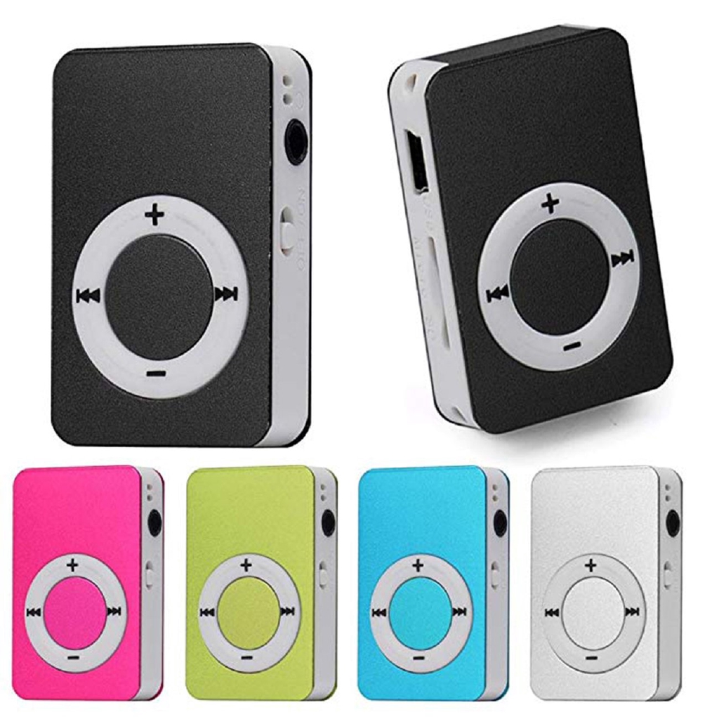 A Metal Mini Clip MP3 Player Sport Digital Music Support TF Card MP3 USB 2.0