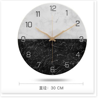 🆕 Đồng Hồ trang trí Nordic Marble Wall Clock