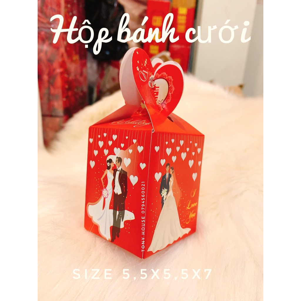 COMBO 20-30-50 HỘP BÁNH CƯỚI - HỘP QUÀ TẶNG ĐÁM CƯỚI - TONY HOUSE