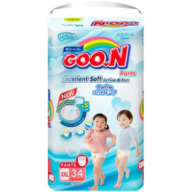 Thanh Lý Tã Quần Goon M60/L48/XL42/XXL34/XXXL26