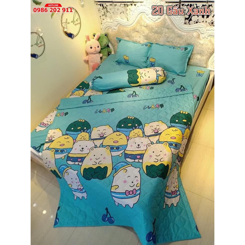 Set 5 Món Chăn Ga Gối ⚡ Set Ga Gối ⚡ Với Nhiều Mẫu Mã Đẹp 2021 Hàng Loại 1