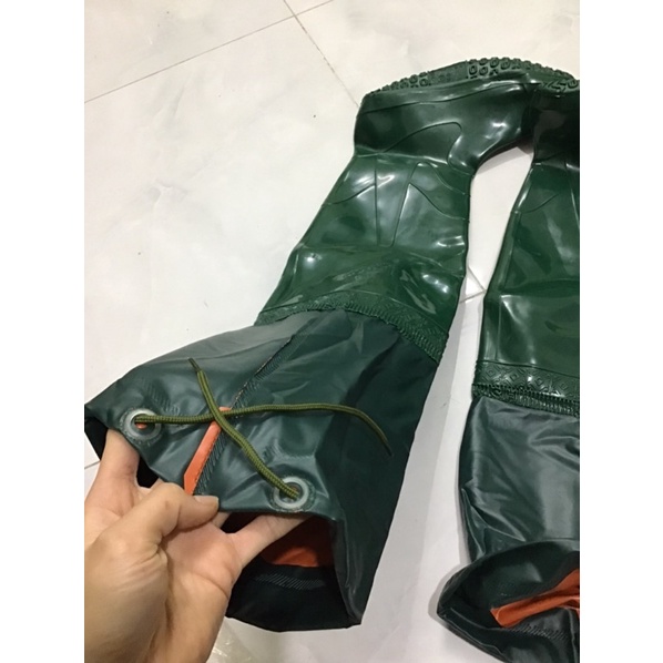 Ủng cấy loại dài 2 lớp, ủng đi mưa, ủng quần bảo hộ lao động Hoa San
