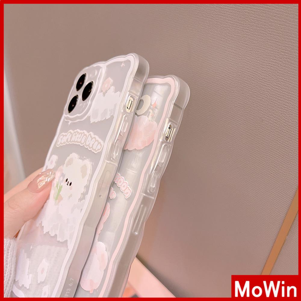Ốp Điện Thoại Silicon Mềm Chống Trượt Chống Sốc In Hình Gấu Hoạt Hình Cho iPhone 13 Pro Max 12 Pro Max 11 7 Plus
