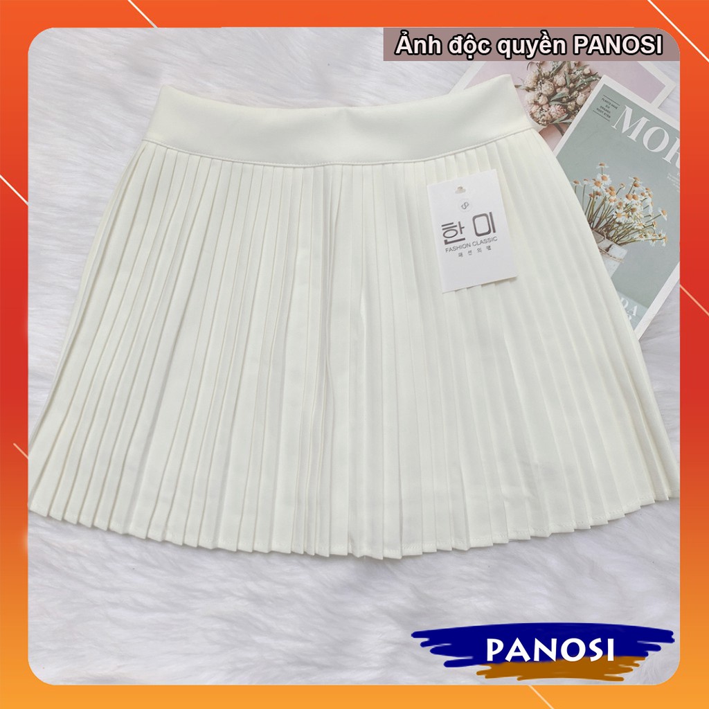 Chân váy xếp ly ngắn công sở lưng cao dáng xòe Hàn Quốc - CV200