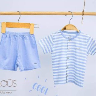 Bộ ctc thường kẻ xanh tím trắng nous 2020