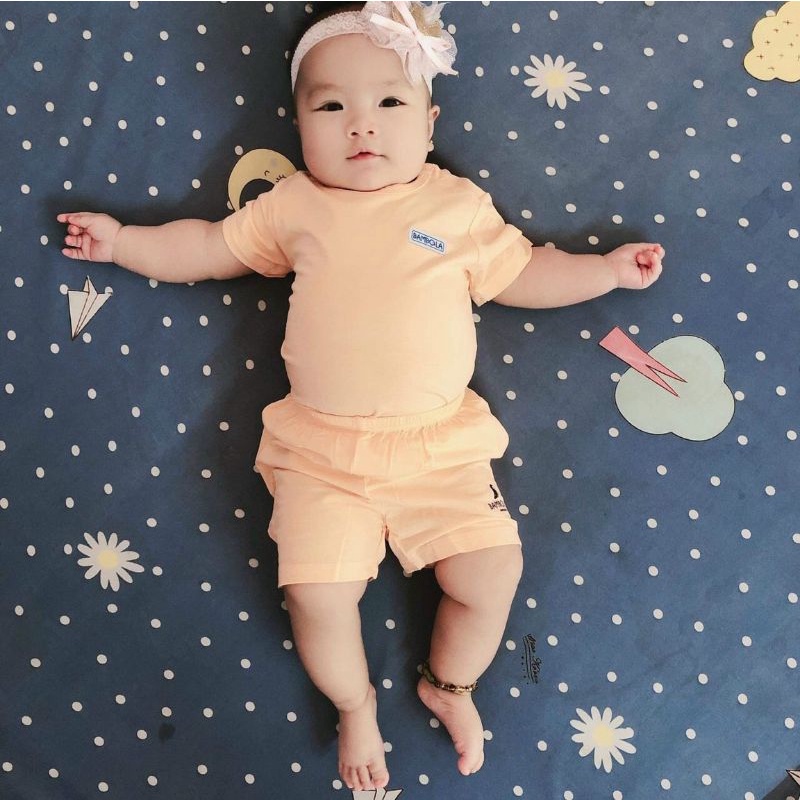 6-36m Bộ cộc tay cài vai petit mềm mát Bambola