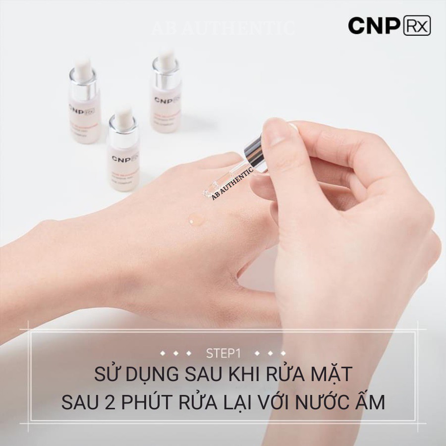 Vỉ Sample Peel da CNP rx Skin Rejuvenating Intensive Peel giúp làm căng bóng da, phục hồi lão hóa, mờ sạm nám.