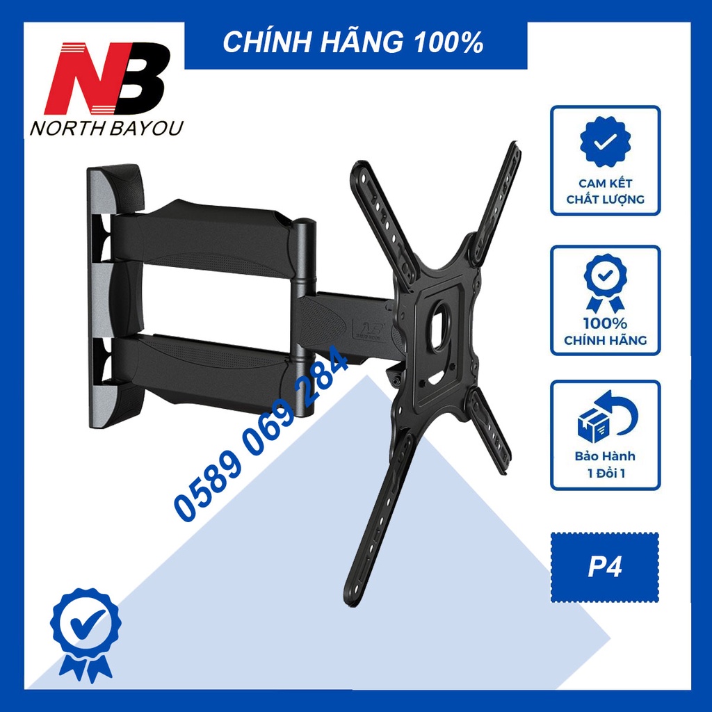 Khung Treo, Giá Treo Tivi Xoay Đa Năng North Bayou NB-P4 / NB-P40 Từ 32-60 Inch - Tải Tối Đa 27kg Giá Tốt