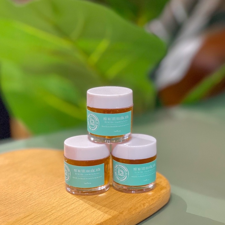 Mặt Nạ Tươi Hoa Hồng Vườn ROSE FACE MASK - Handmade by GUBY HOMEMMADE