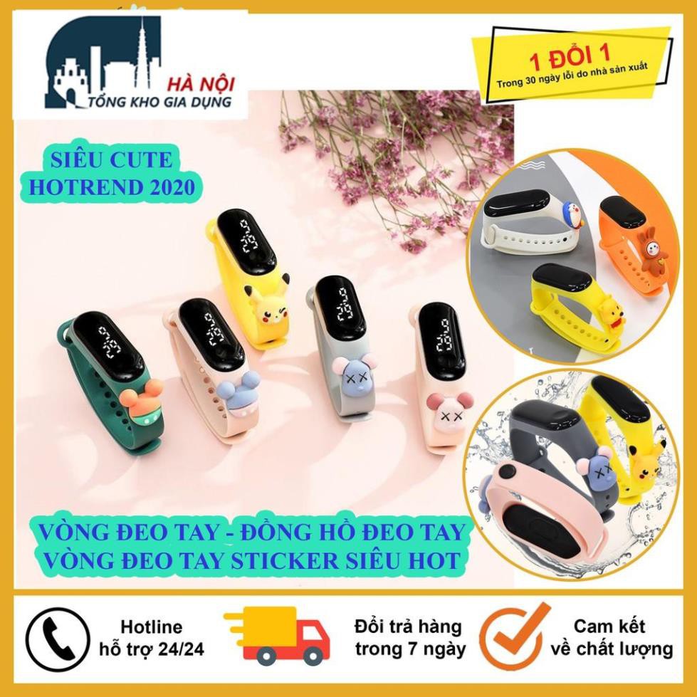 Vòng Đeo Tay, Đồng Hồ Thông Minh Thể Thao Sticker Hình Thú, Được Chọn Mẫu Siêu Hót, Siêu Đẹp, Hàng Độc Quyền Tại Shop