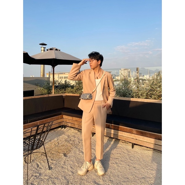 ÁO VEST EDWARD và QUẦN BEIGE by K honista