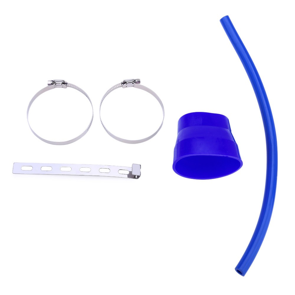 Ống Nạp Khí Bằng Nhôm 76mm 3inch Kèm Ống Cao Su 63mm - 76mm Chuyên Dụng