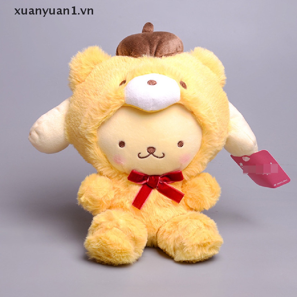 Thú nhồi bông Kawaii Sanrio Kuromi 20cm nhân vật hoạt hình dùng làm quà tặng/đồ trang trí